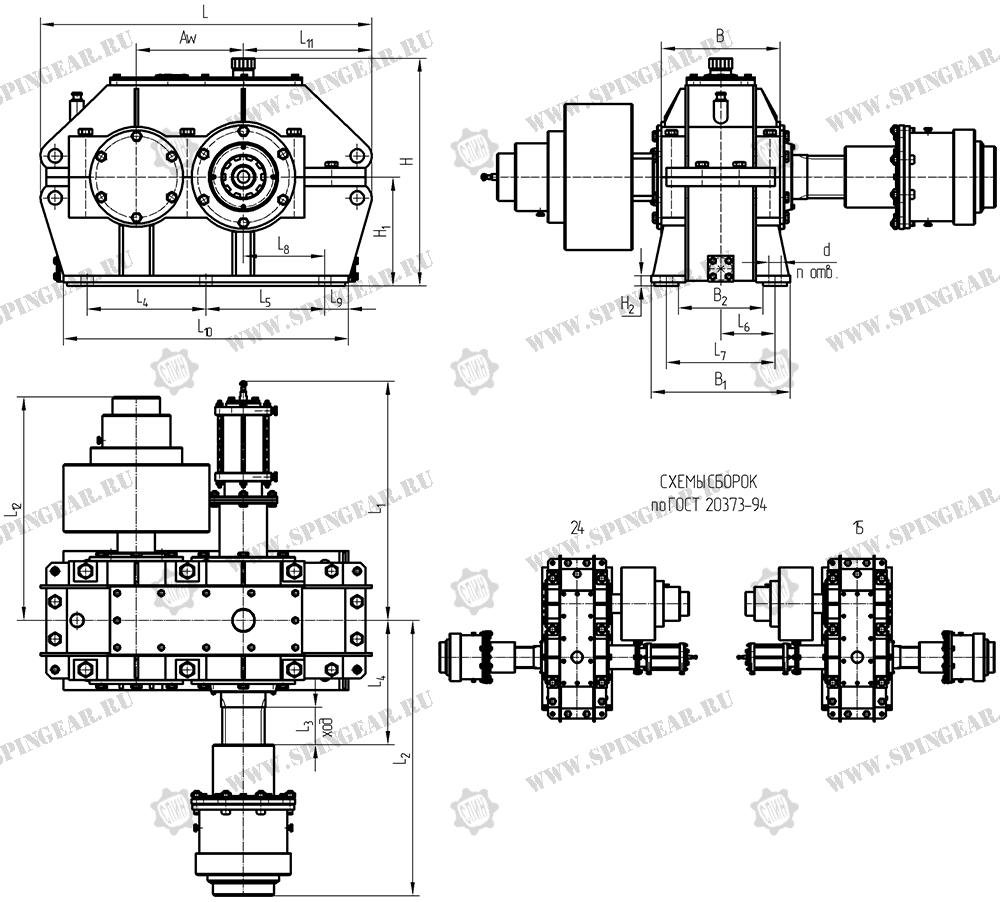 Редуктор AW-315СП